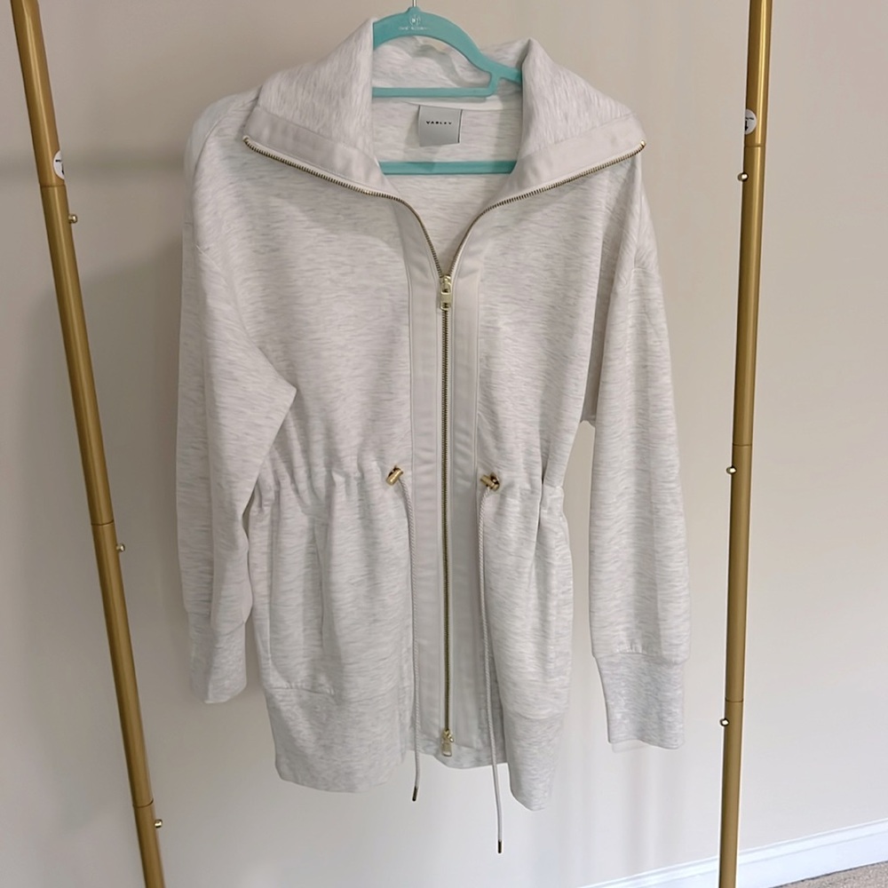 Varley longline zip up